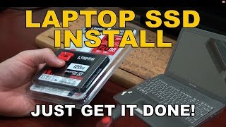 How to install an SSD in your LAPTOP [upl. by Eirena419]