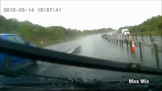 Real life Accidents due to Aquaplaning [upl. by Cassell679]