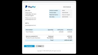 DebitCredit Card Payment with Paypal Invoice [upl. by Nnylarac303]