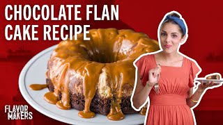 Chocolate Flan Cake Recipe  Flavor Makers Series  McCormick [upl. by Esertap793]