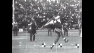 Uwe Hown GDR javelin throw 10480 World Record Berlin 1984 rare footage [upl. by Ayat]