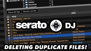 Serato DJ Tips amp Tricks  How To Delete Duplicate Files [upl. by Clauddetta]