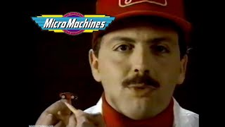 1987 Micro Machines Car amp Playset Commercial Featuring John Moschitta the Micro Machine Man [upl. by Rurik]