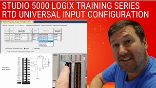 Configuring Compactlogix Universal Inputs for RTD Temperature Sensors [upl. by Cirdek901]