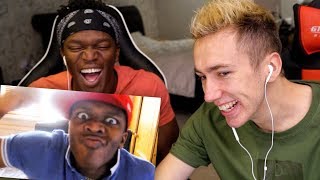 REACTING TO OLD VIDEOS WITH KSI [upl. by Prunella]