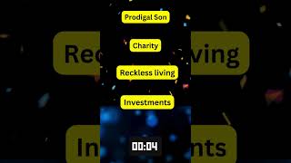 The Prodigal son quiz prodigalsonreturns english viralvideo short halleluyahchallenge [upl. by Arther476]