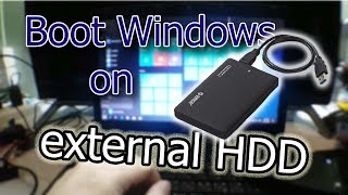 How to use WinToUSB  external hdd Windows boot on usb [upl. by Ykvir244]