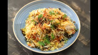 Quick Chicken Biryani  Sanjeev Kapoor Khazana [upl. by Neellok]