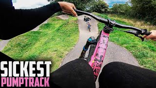 RIDING THE PERFECT PUMP TRACK AND TRYING NEW MTB SPOTS [upl. by Hays201]