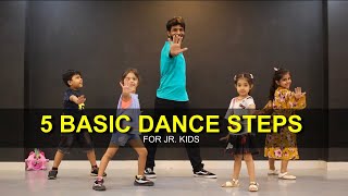 Dance Tutorial for 3 to 7 years Kids  5 Basic Steps  Deepak Tulsyan  G M Dance  Part 2 [upl. by Cyndie]