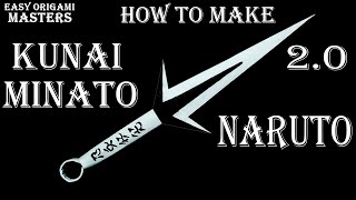 How to make Kunai Minato 20 from paper [upl. by Seligmann667]