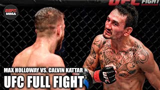 UFC FULL FIGHT Max Holloway vs Calvin Kattar UFC on ABC – Jan 16 2021  ESPN MMA [upl. by Akinad]