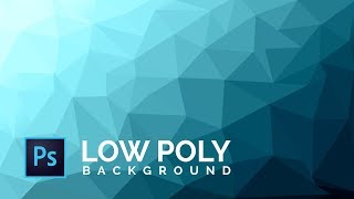 How to make a Cool Low Poly Background  Photoshop CS6CC Tutorial Background Design [upl. by Etnasa808]