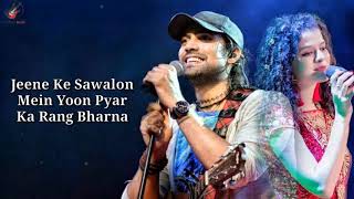 Dhadkan Lyrics  Jubin Nautiyal Palak Muchhal [upl. by Ained927]