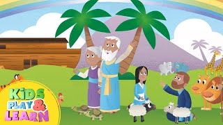 Noah and The Flood  Bible For Kids [upl. by Odnomyar664]