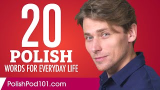 20 Polish Words for Everyday Life  Basic Vocabulary 1 [upl. by Acirret497]