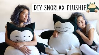 DIY SNORLAX PLUSHIE GIVEAWAY   sewamptell [upl. by Isidor970]