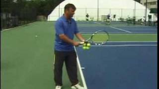 The Basics On How To Serve A Tennis Ball Video [upl. by Lubbi]