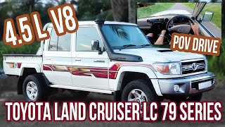 Toyota Land Cruiser 79 Series 45 liter V8  Walkthrough  POV Drive [upl. by Vastah931]