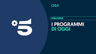 Canale 5  I programmi di oggi [upl. by Acisej301]