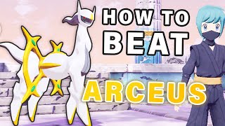 How to Beat ARCEUS Fight ► Pokemon Legends Arceus [upl. by Weikert271]