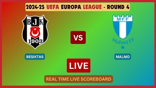 Besiktas Vs Malmo LIVE Score UPDATE 202425 UEFA Europa League Round 4 Soccer Football Nov 06 2024 [upl. by Selegna]