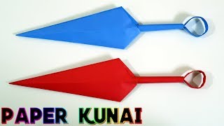 How to make a Paper Kunai Knife  Naruto Kunai  EASY  TUTORIAL [upl. by Dane]