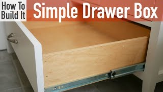 How to Build a Simple Drawer Box [upl. by Atkins551]