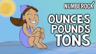 Ounces  Pounds amp Tons Song ★ Customary Units of Measurement [upl. by Brien381]