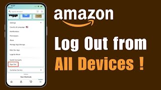 How To Logout AMAZON Account From All Devices [upl. by Conni606]