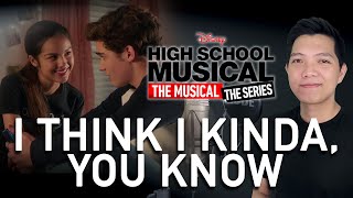 I Think I Kinda You Know Ricky Part  Karaoke  High School Musical The Musical The Series [upl. by Avon458]