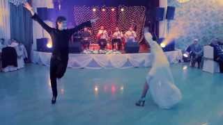 GEORGIANS dance GREAT at Georgian wedding [upl. by Initof]