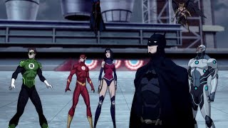 Justice League saves President  Reign of the Supermen [upl. by Atinihc]