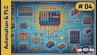 Introduction to PLC Ladder Program NO and NC Contacts Explained  Automation and PLC Series Part 4 [upl. by Suhpesoj806]